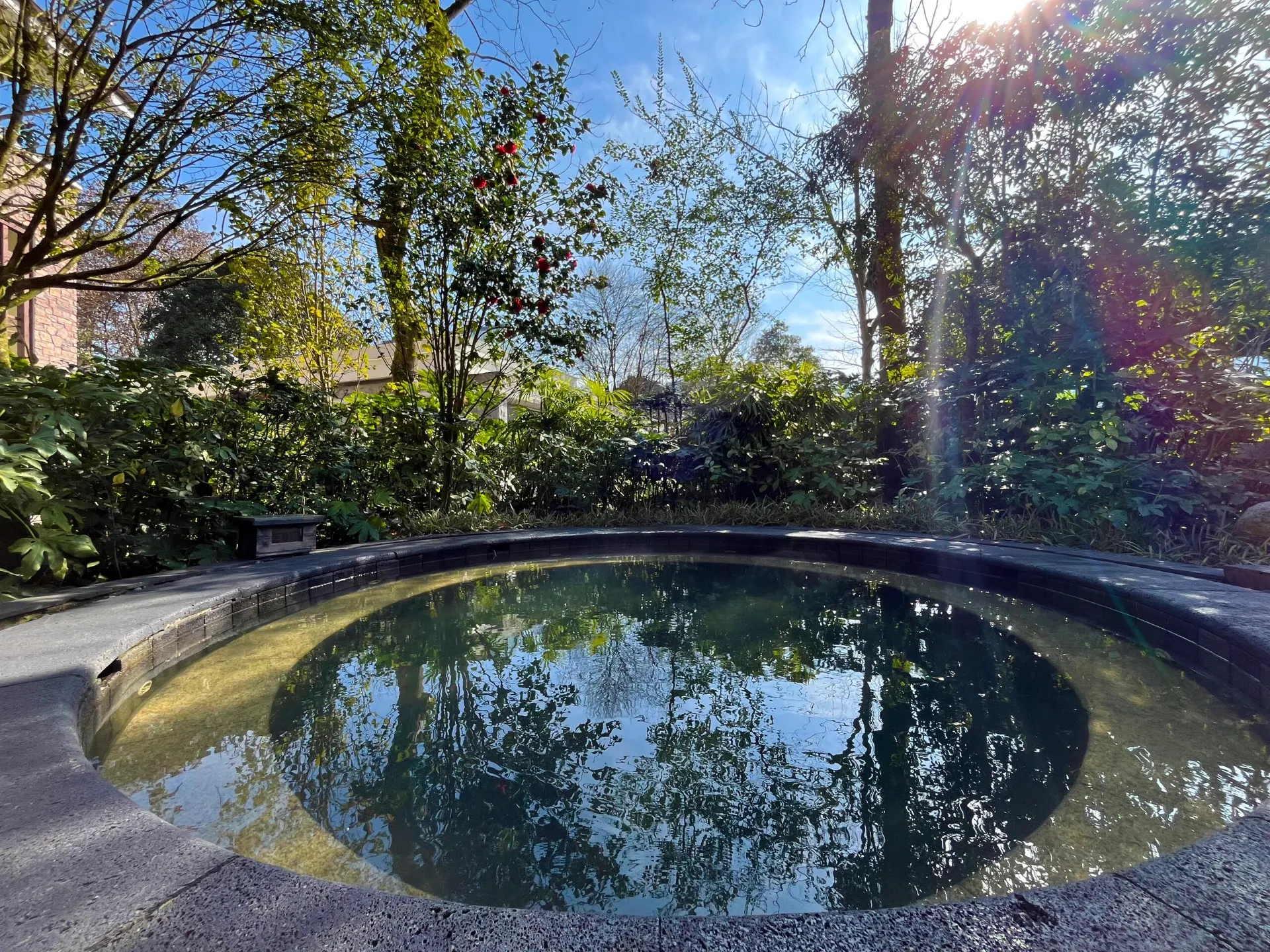 室外温泉